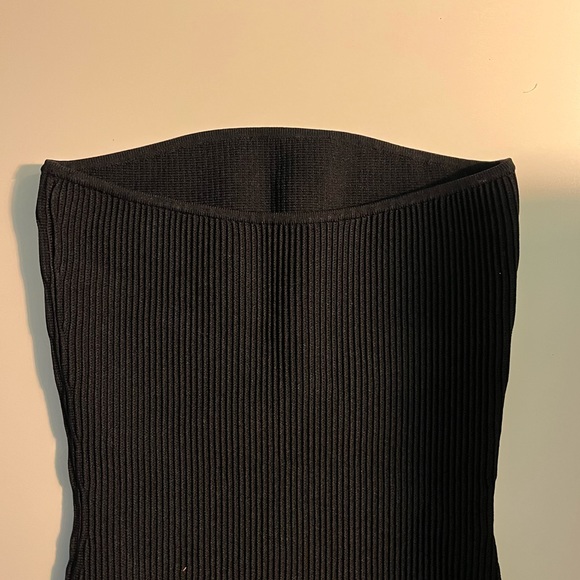 Babaton Sculpt Knit Tube Top - XS BLACK - Picture 6 of 6